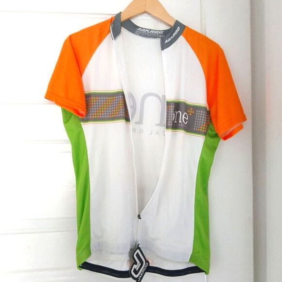 Jackroo Cycling Jersey Women's XL Relaxed Fit Lightweight Color Block Full Zip - Picture 1 of 14